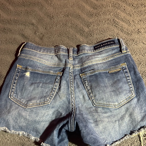 Rock&republic American flag jean shorts - Picture 2 of 2